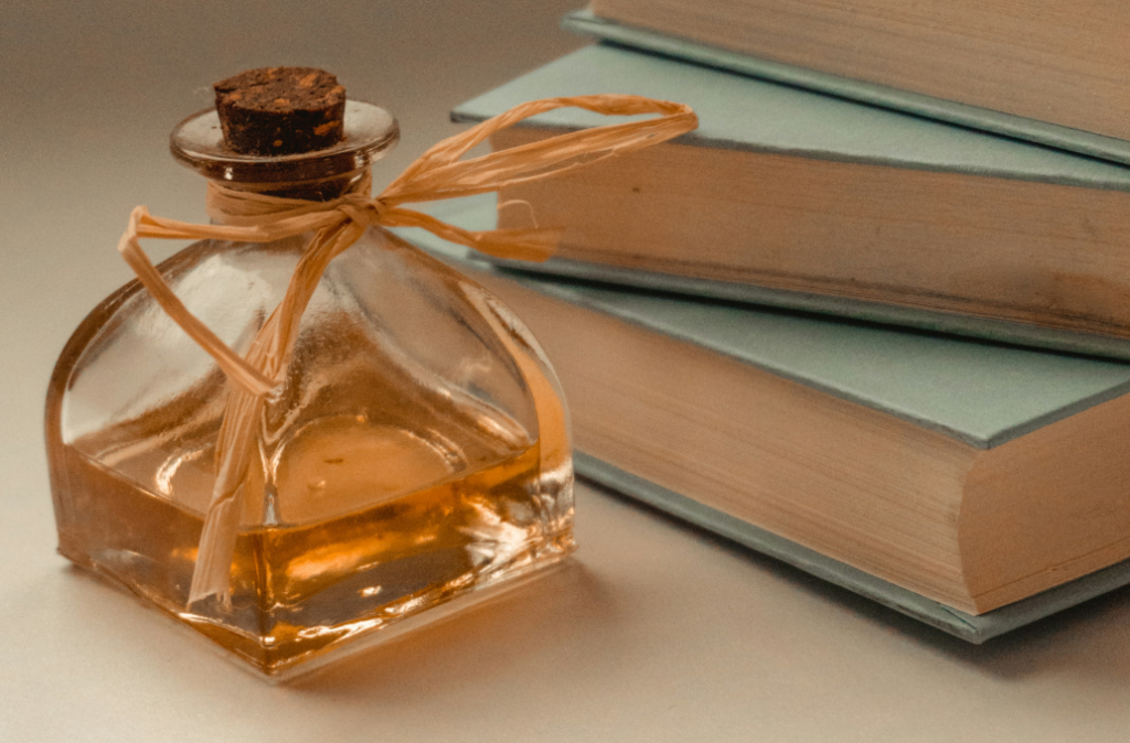 frasco em destaque no site perfume e poesia